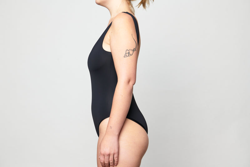 Roma Recycled One Piece Swimsuit - Recycled Black