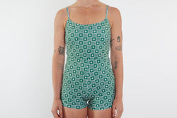 Alex Recycled Boyleg Full Piece Swimsuit - Spiral Print