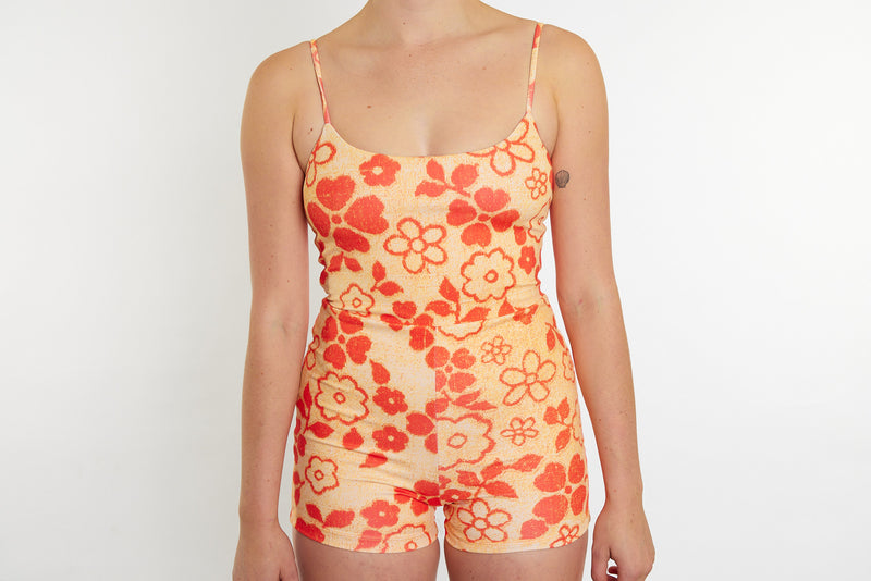 Alex Recycled Boyleg Full Piece Swimsuit - Towel Print