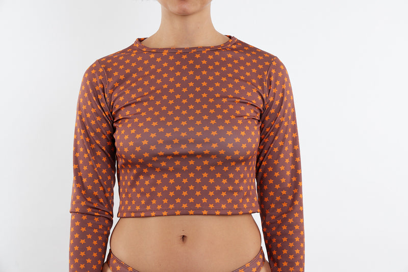 Recycled Long Sleeve Rashie UPF50+ - Star Print