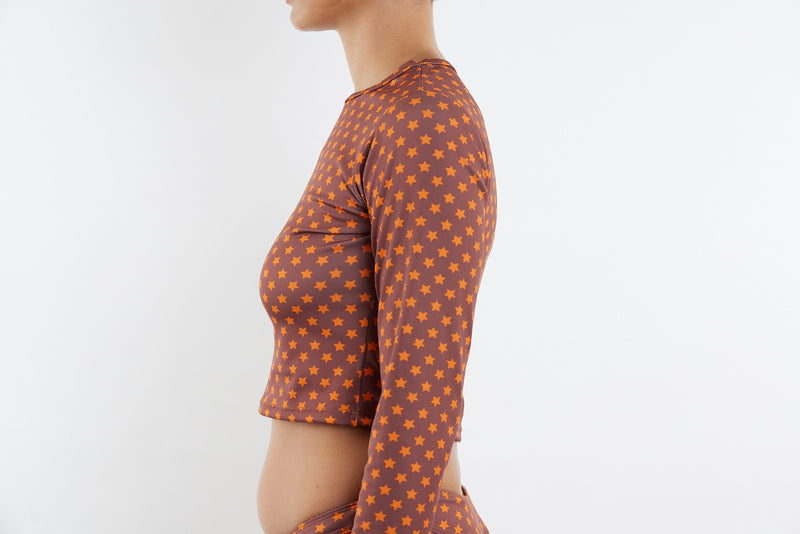 Recycled Long Sleeve Rashie UPF50+ - Star Print