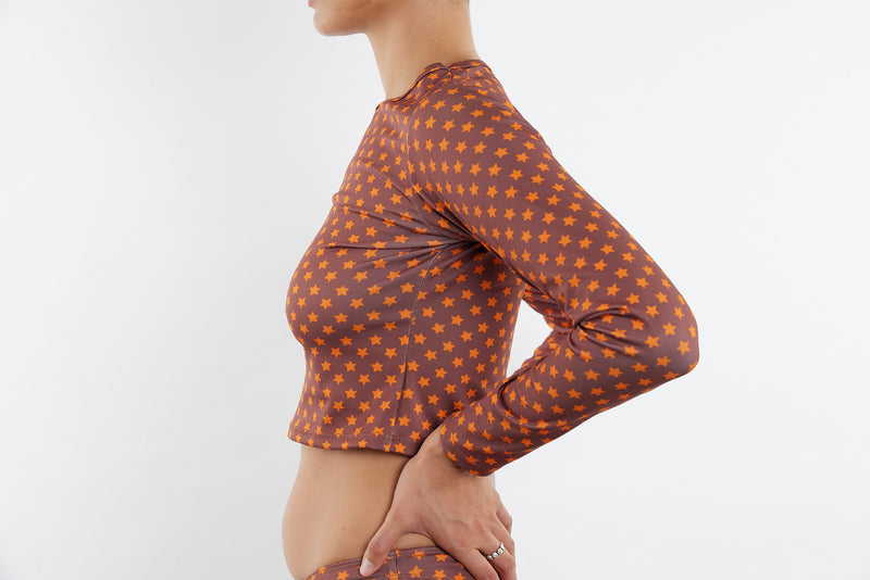 Recycled Long Sleeve Rashie UPF50+ - Star Print