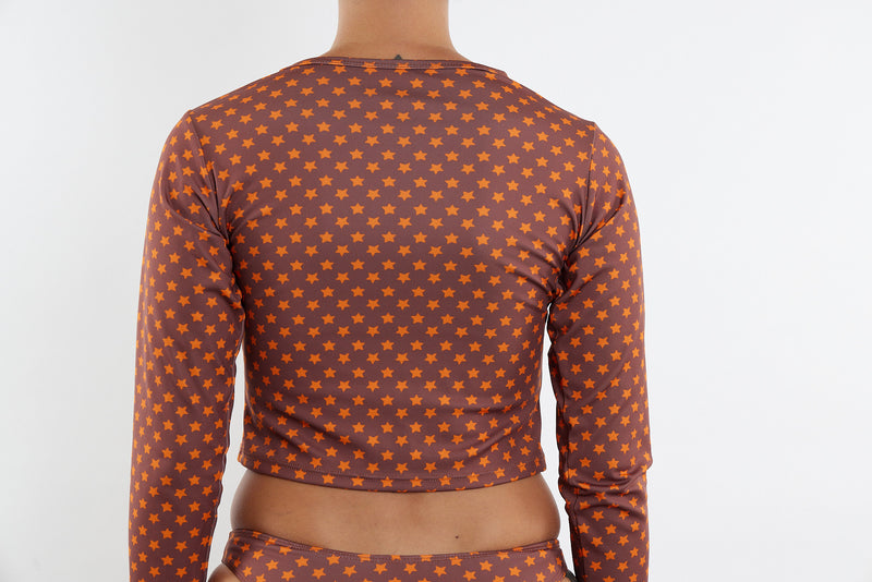 Recycled Long Sleeve Rashie UPF50+ - Star Print
