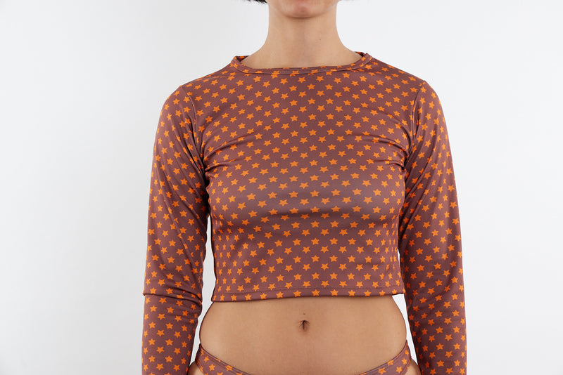 Recycled Long Sleeve Rashie UPF50+ - Star Print