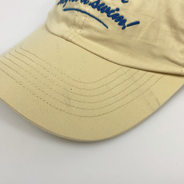 'You Never Regret a Swim' Yellow Cap - Seconds Sale