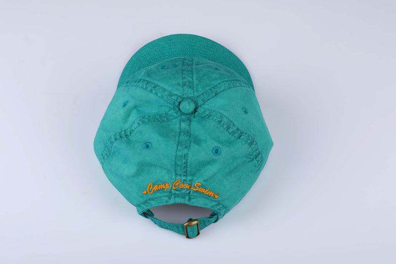 Green 'You Never Regret a Swim' Cap