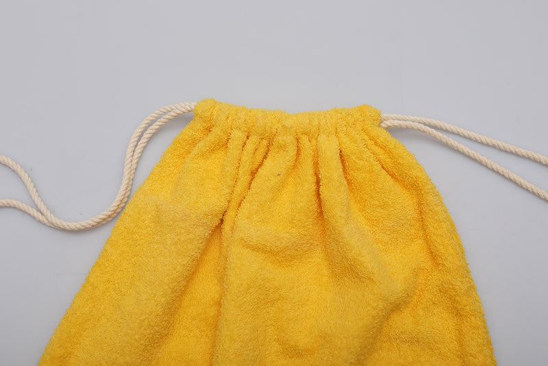 Vintage Towel Drawstring Back Pack - Yellow Uluru