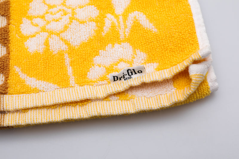 Yellow Floral Geo Towel