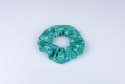 Recycled Scrunchie - Seaweed Print