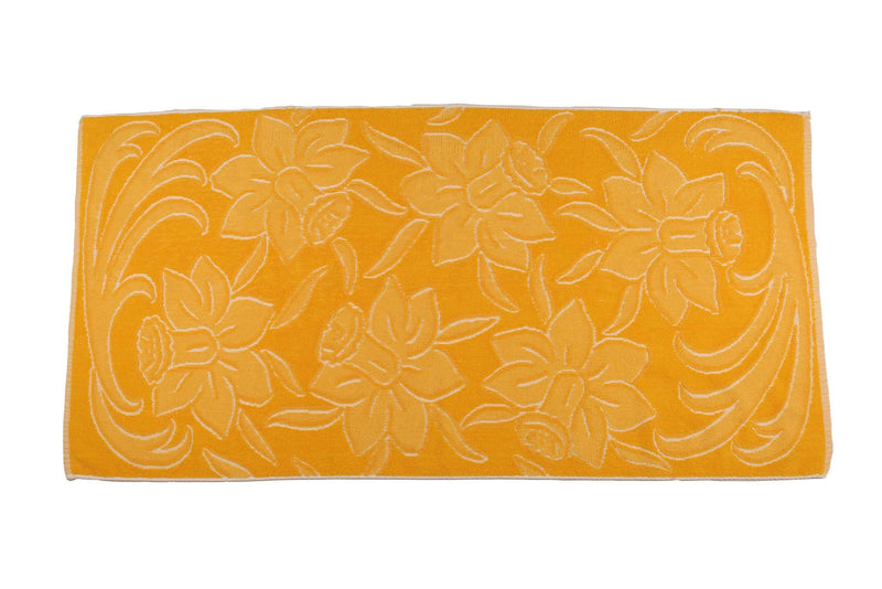 Textured Lemon Flower Towel