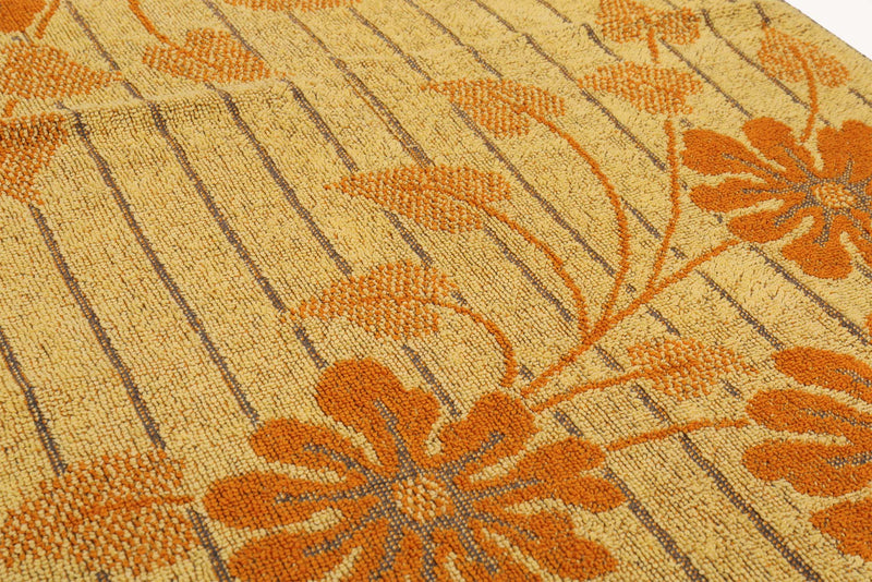 Multicolour Striped Floral Towel