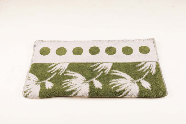 Olive Flower Towel