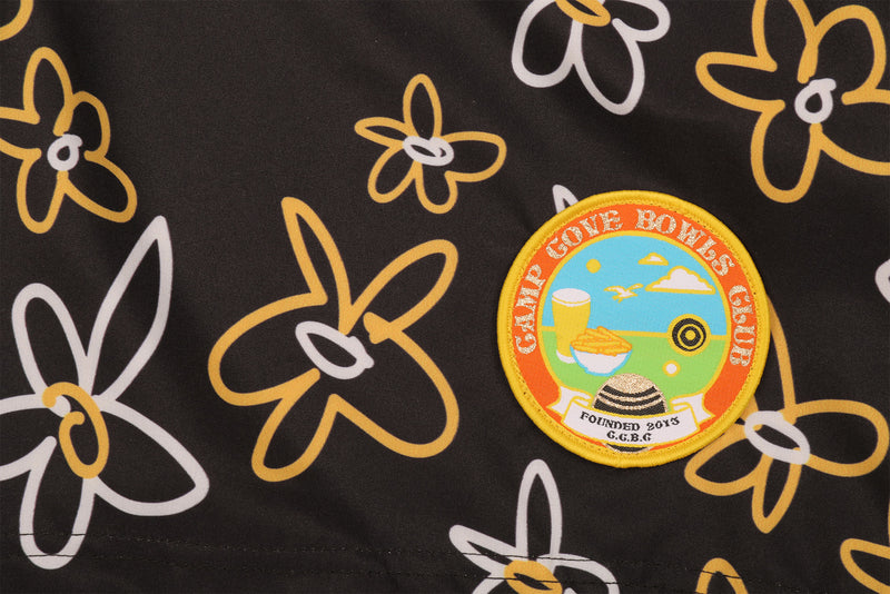 Black & Gold Daisy Boardie