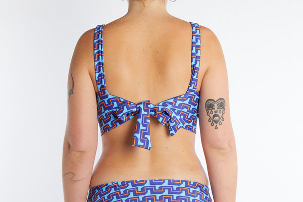Madi Recycled Bikini Top - Blockhead