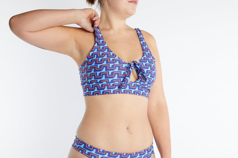 Madi Recycled Bikini Top - Blockhead