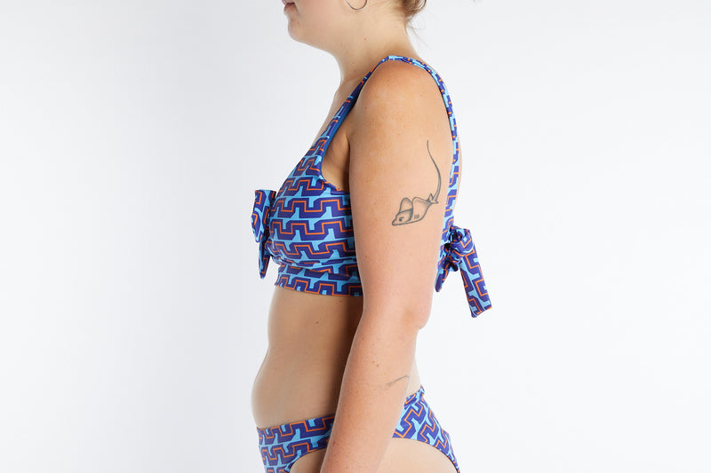 Madi Recycled Bikini Top - Blockhead