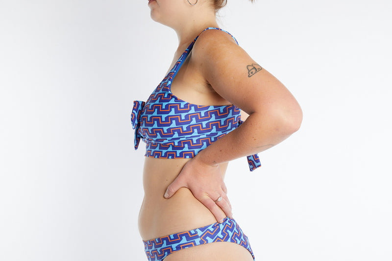 Madi Recycled Bikini Top - Blockhead