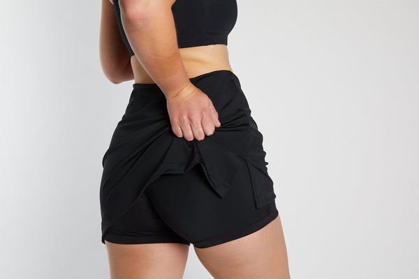 Activity Wear - Recycled Skort Black