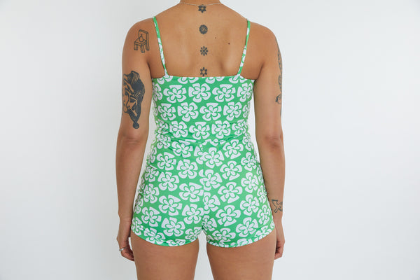 Alex Recycled Boyleg Full Piece Swimsuit - Chunky Floral