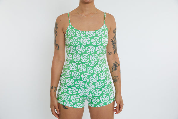 Alex Recycled Boyleg Full Piece Swimsuit - Chunky Floral