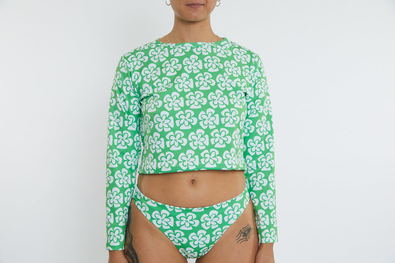 Recycled Long Sleeve Rashie UPF50+ - Chunky Floral