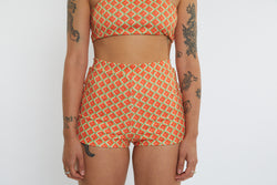 Nicole Recycled High Waist Swim Short - Magic Eye