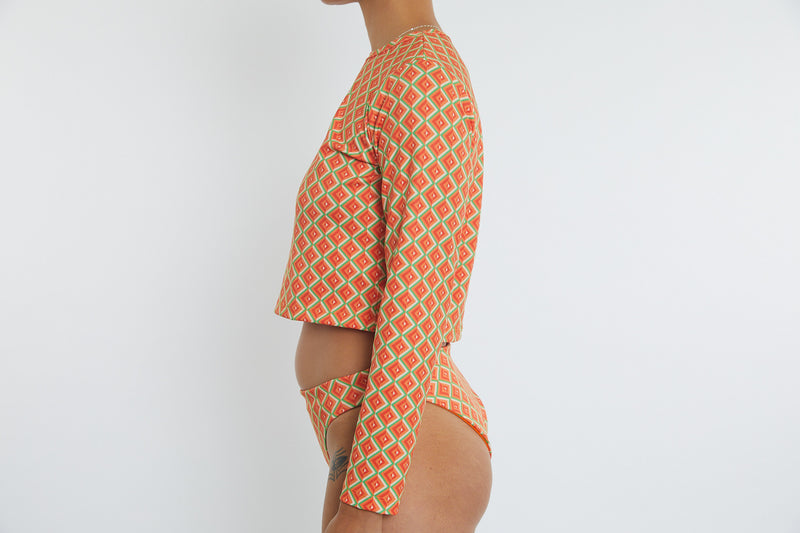 Recycled Long Sleeve Rashie UPF50+ - Magic Eye
