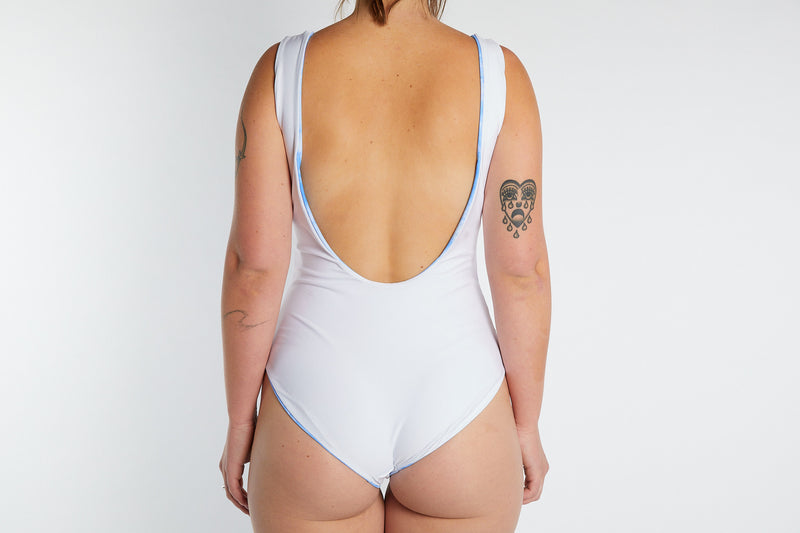 Roma Recycled One Piece Swimsuit - Cloud