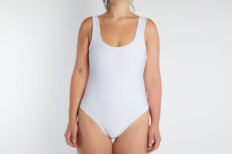 Roma Recycled One Piece Swimsuit - Cloud