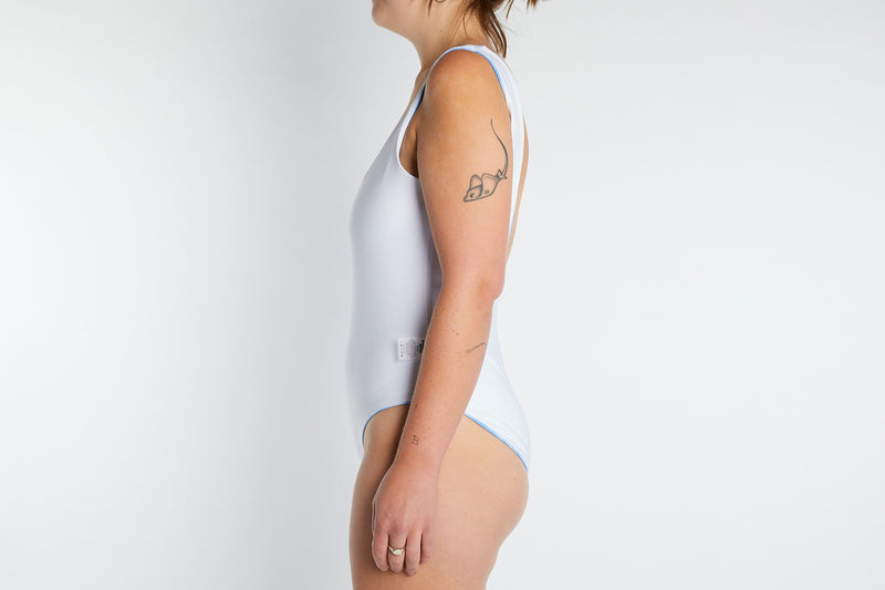 Roma Recycled One Piece Swimsuit - Cloud