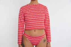 Recycled Long Sleeve Rashie UPF50+ - Wave