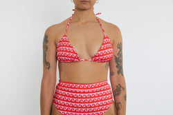 Saturday Recycled Triangle Bikini Top - Wave