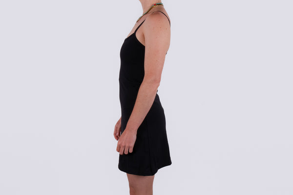 Activity Wear - Exercise Dress Recycled Black