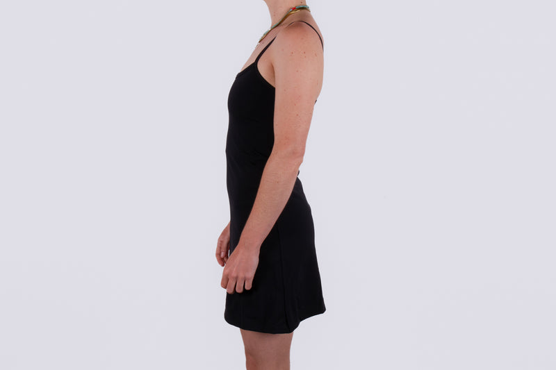 Activity Wear - Exercise Dress Recycled Black