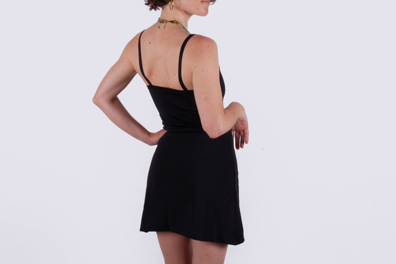 Activity Wear - Exercise Dress Recycled Black