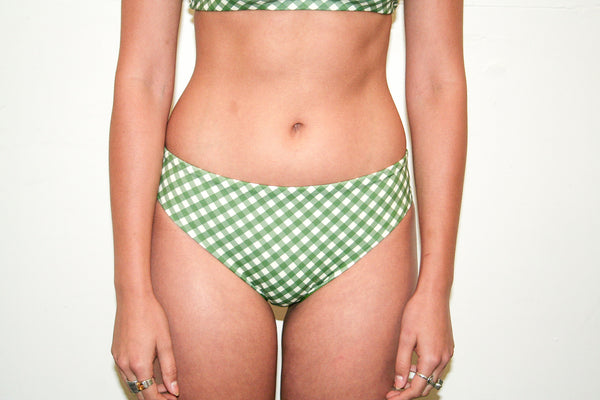 Lola Bottoms – Olive Gingham