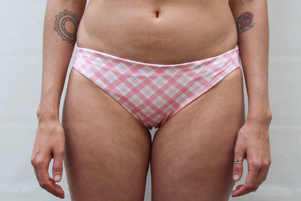 Opal Bottom - Pink Plaid