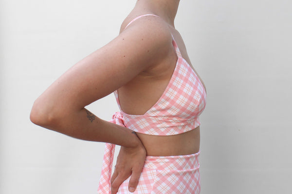 Reef Top - Pink Plaid