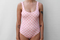 Ruby Full Piece - Pink Plaid