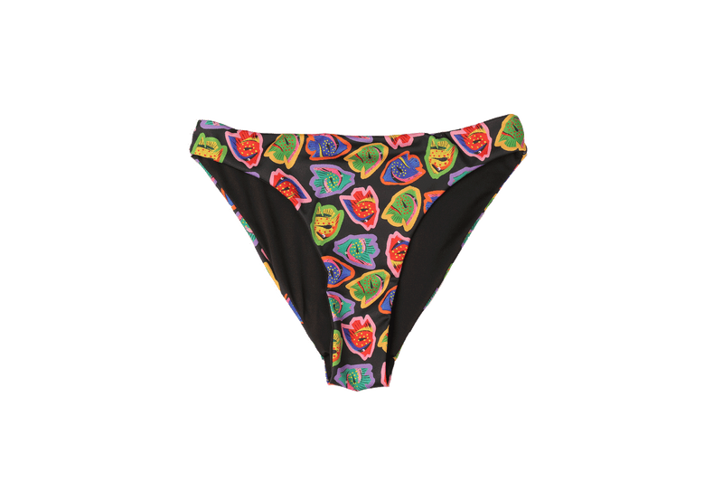 Taylor Recycled Mid Rise Bikini Bottom - Fishie