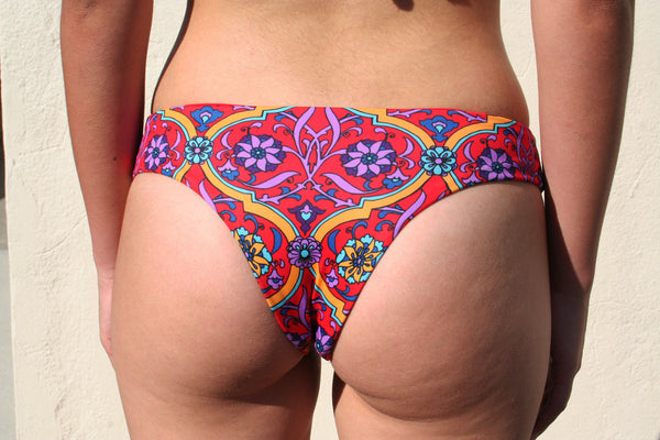Heart Breaker Bottoms – Red Tile Print