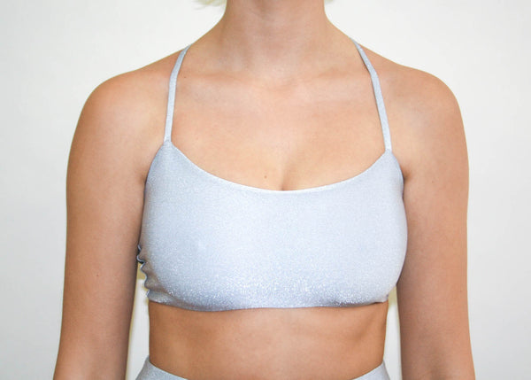 Chloe Top – Baby Blue Sparkle