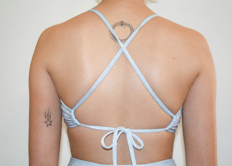 Chloe Top – Baby Blue Sparkle