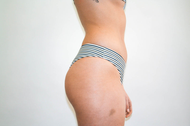 Nikki Bottoms – Black and Olive Stripe