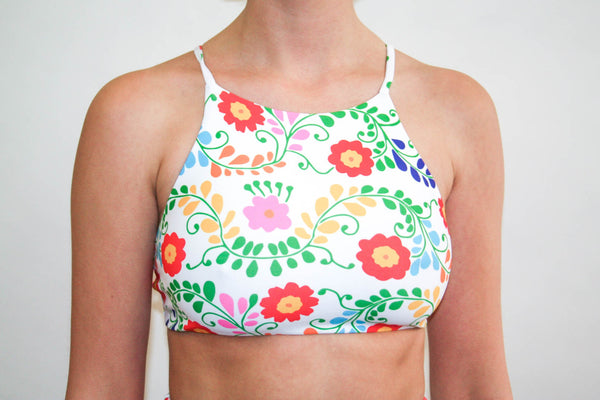 Ivy Cross Top - Folk Embroidery