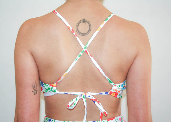 Ivy Cross Top - Folk Embroidery