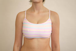 Chloe Top – Rainbow Paddle Pop Stripe