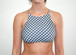 Ivy Cross Top - Black Gingham
