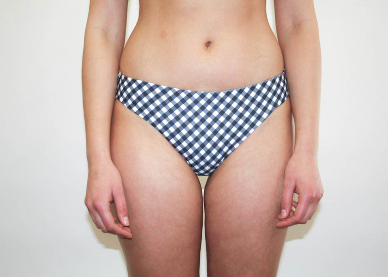 Opal Bottoms - Black Gingham