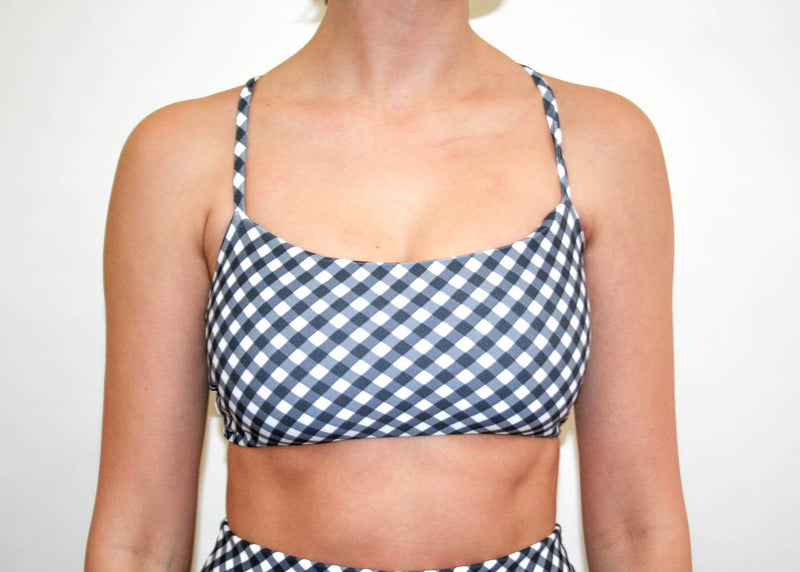 Chloe Top – Black Gingham